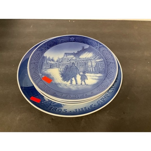 Bing & Grondahl Other - 4 Vintage Royal Copenhagen B&G Christmas Plates 1967 1968 1970 1971 Denmark